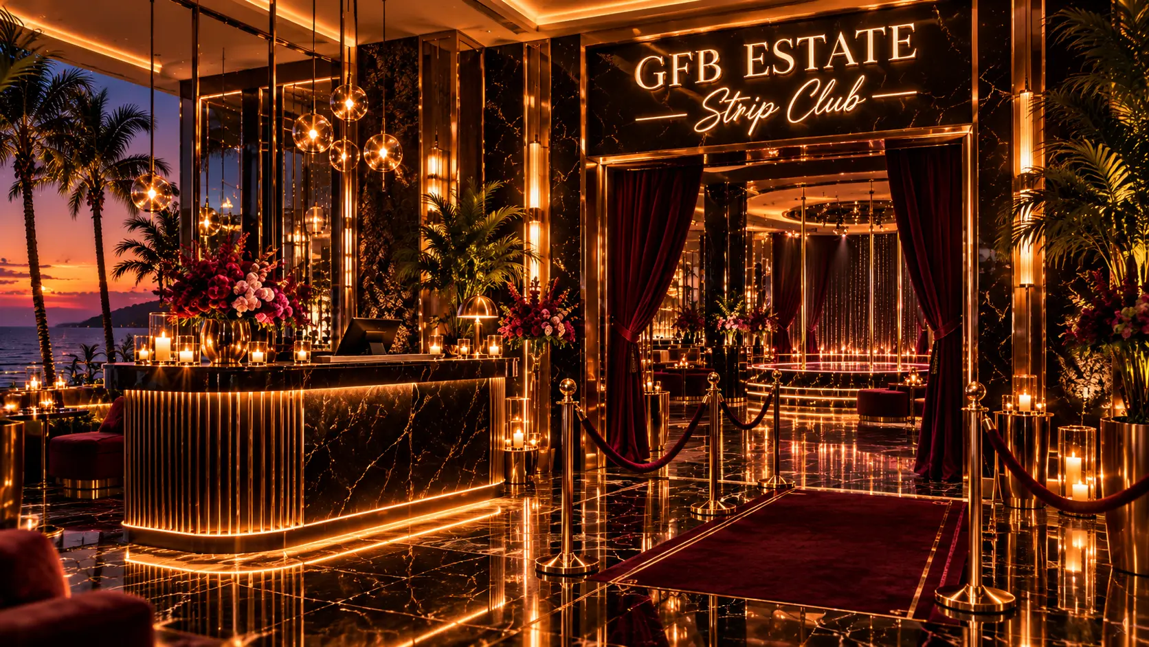 Grand entrance & reception