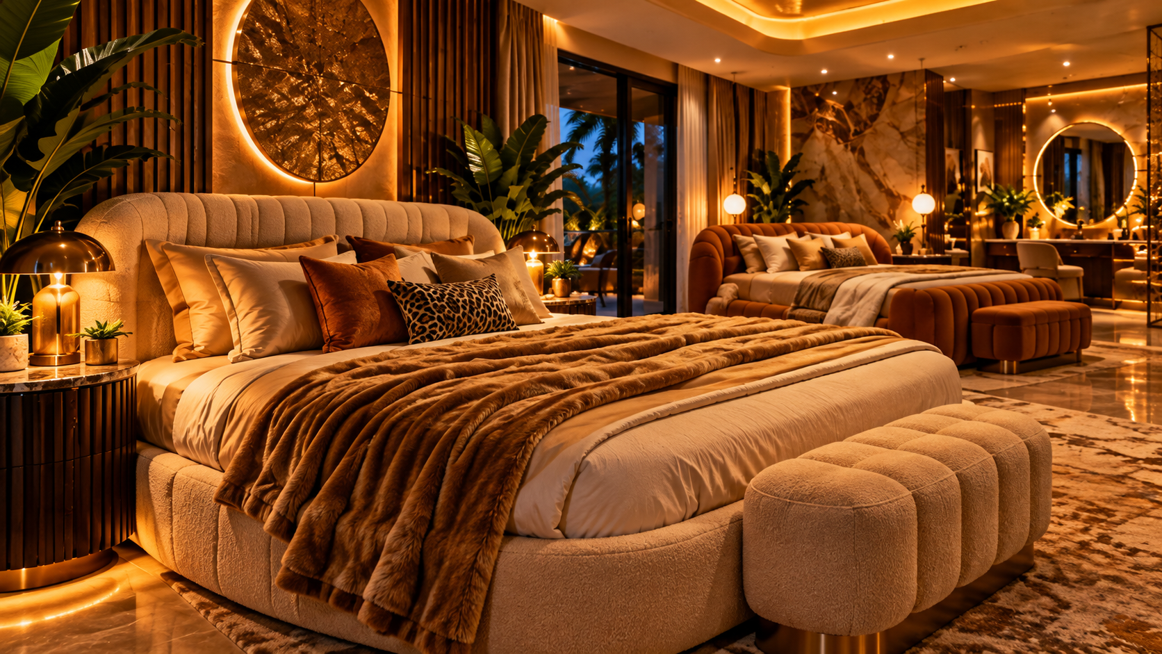 The Honey Trap Room — Bedside detail