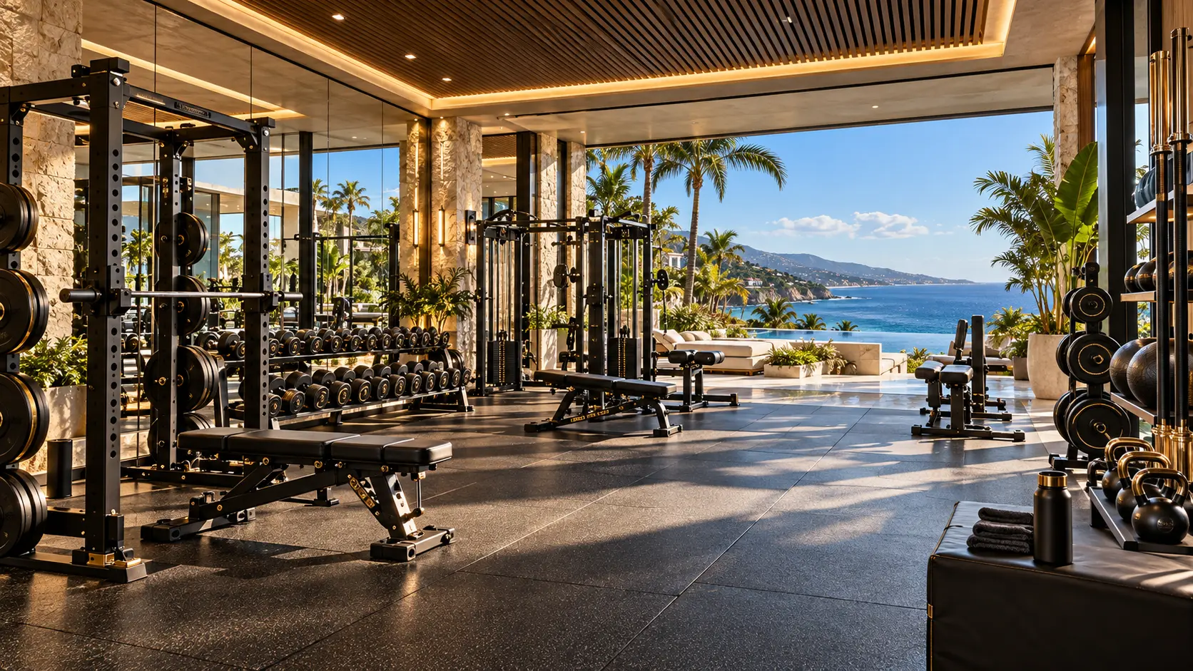 The strength training floor