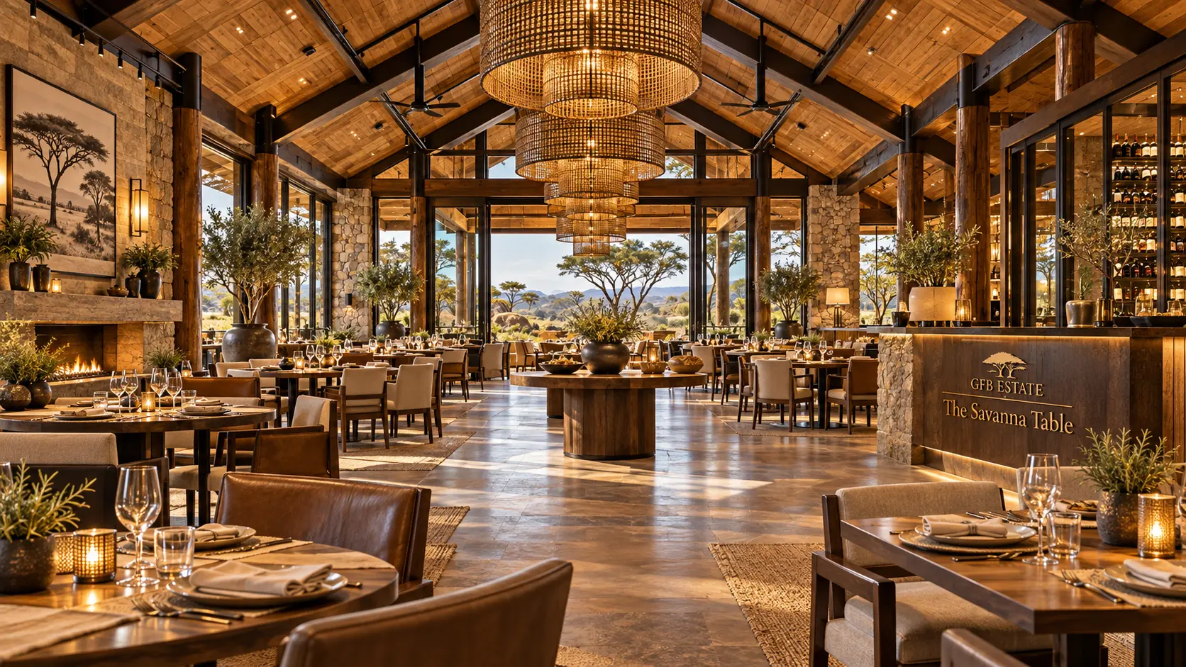 The Savanna Table — The Main Dining Hall
