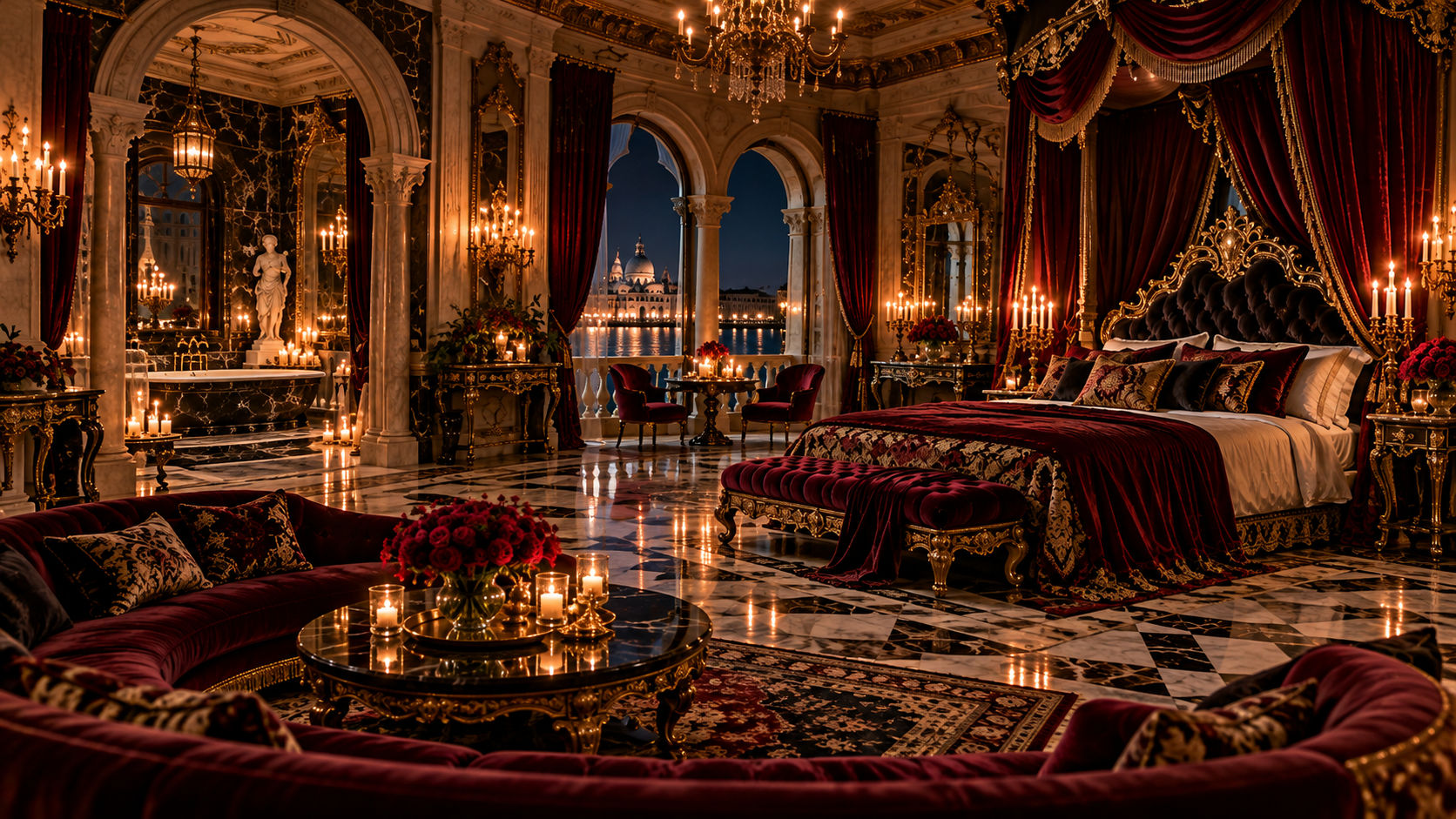 The bed chamber