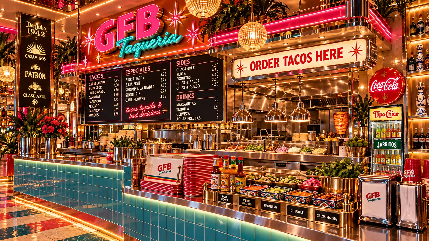 GFB Taqueria — Taco & Salsa Counter