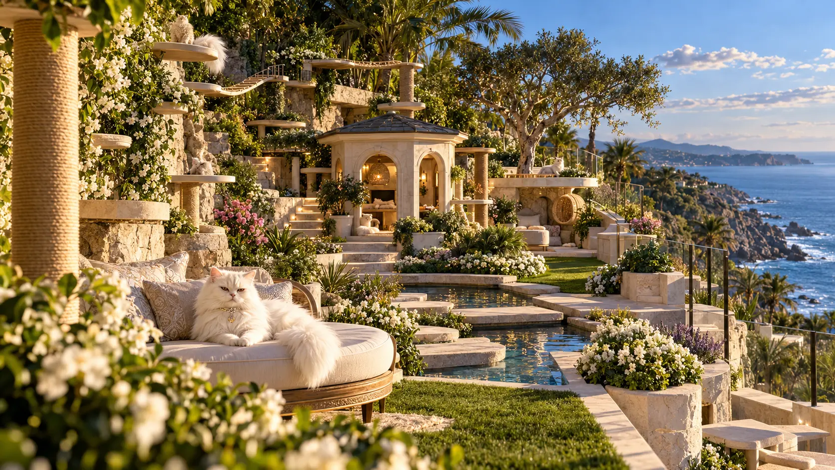 White Cat's Garden Retreat