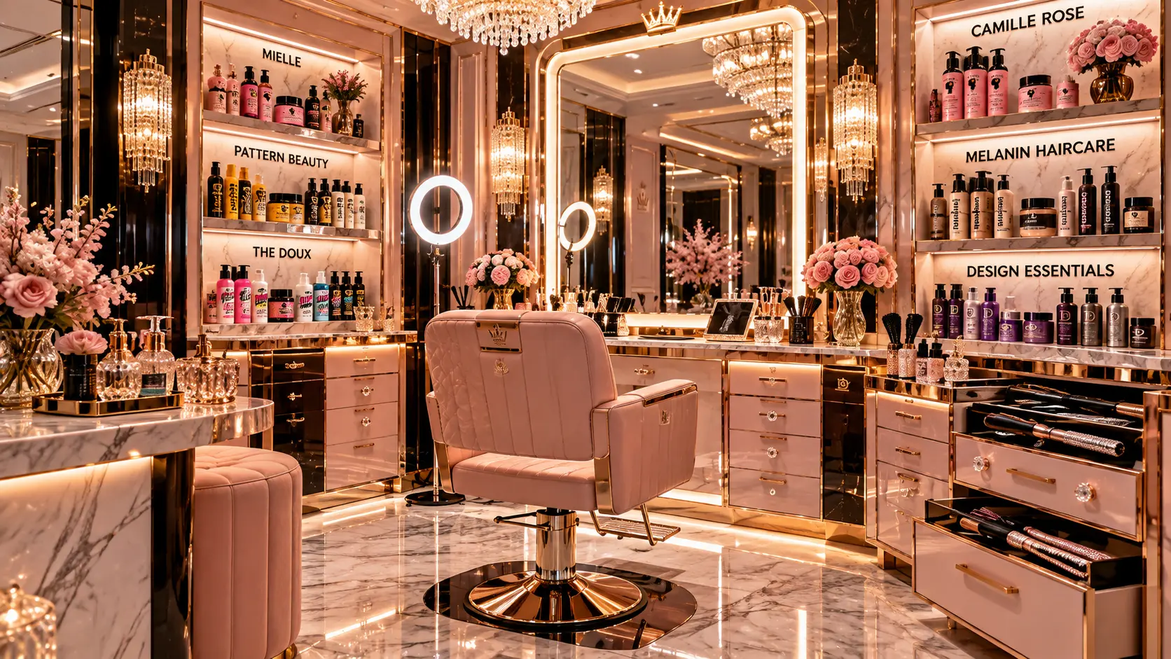 VIP styling station