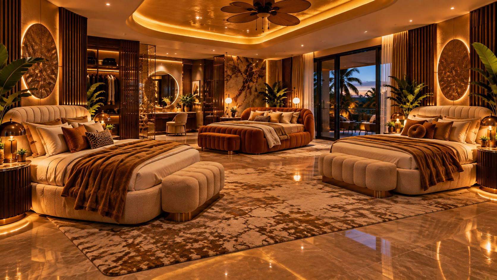 The Honey Trap Room — Wide view & terrace
