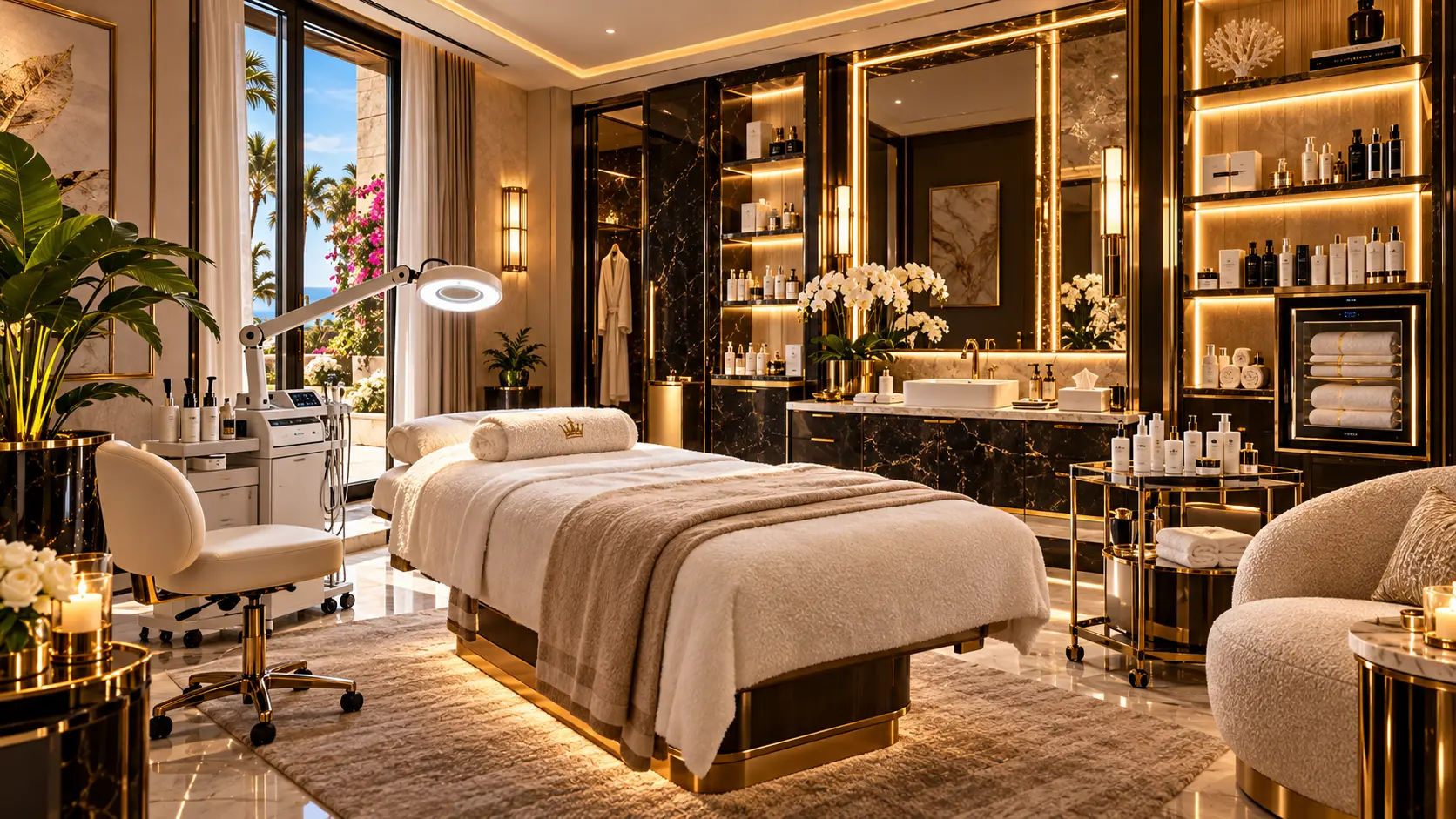Private treatment suite