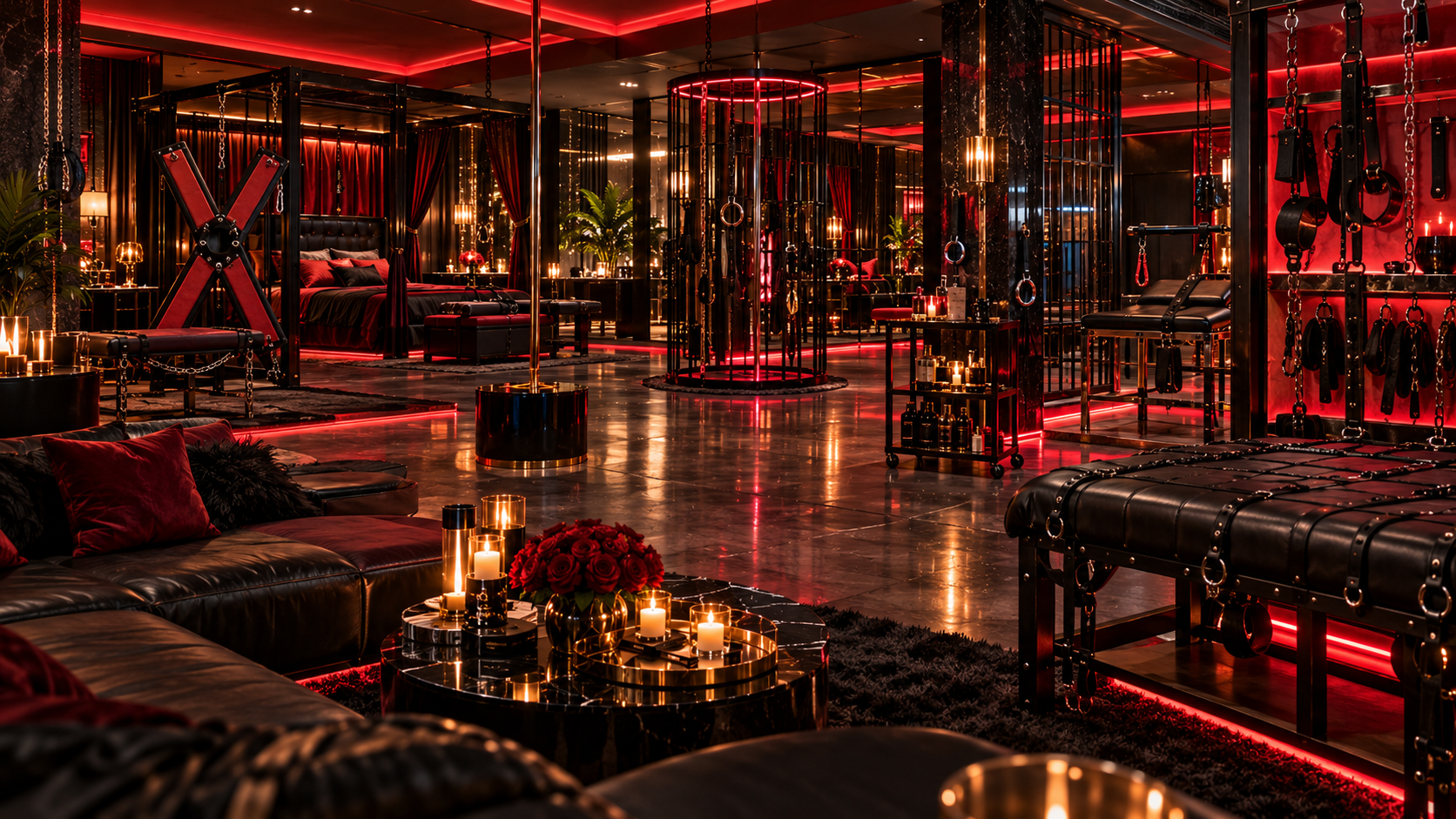 The crimson room