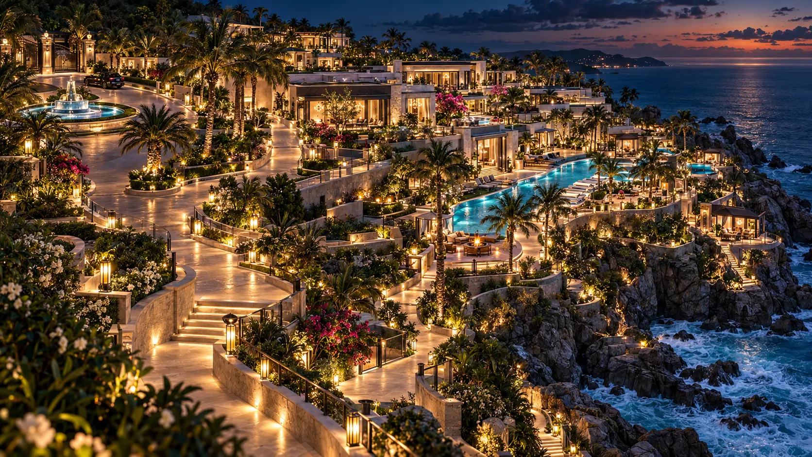 Estate Exterior Promenade