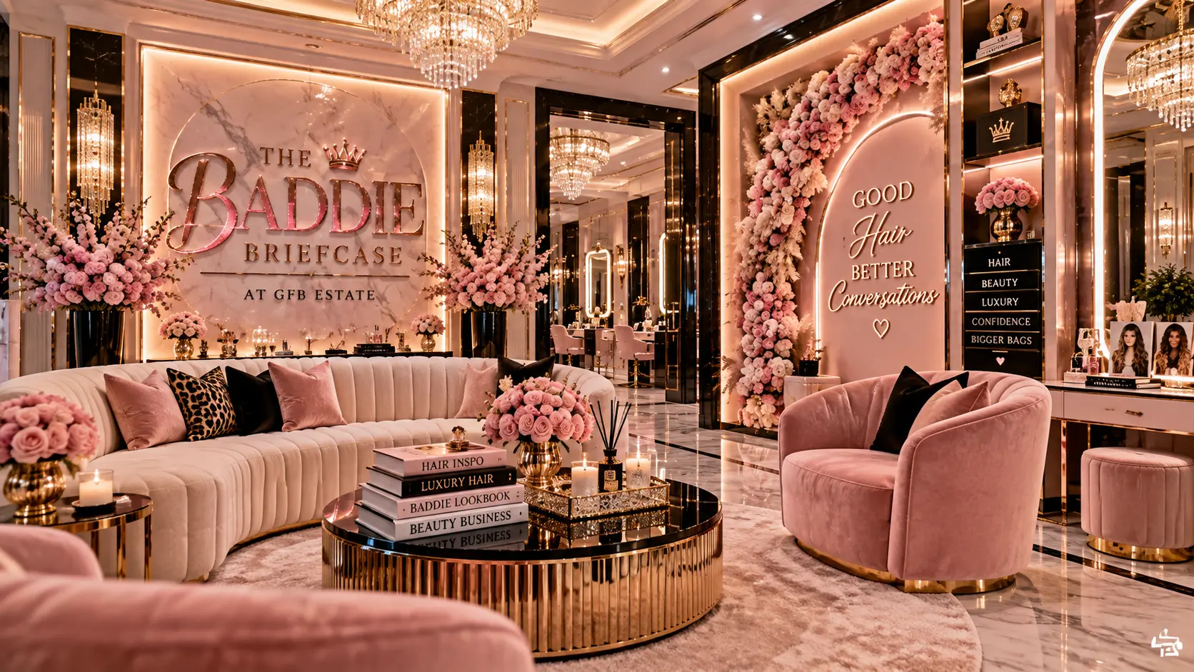 The conversation lounge