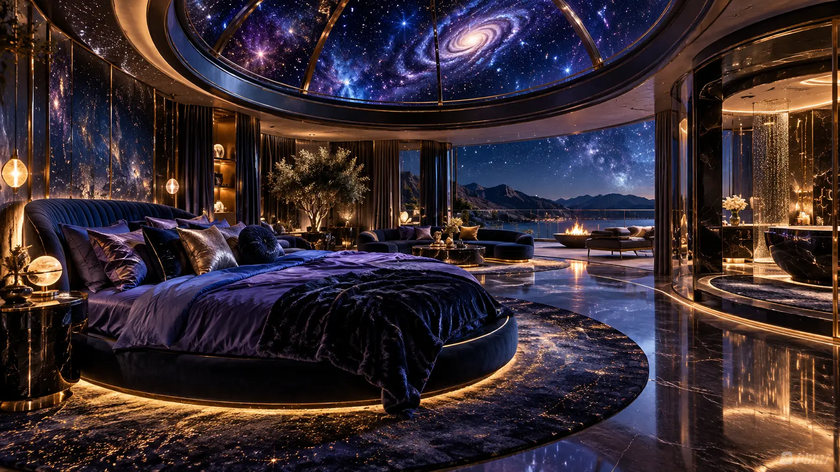 Bed and dome