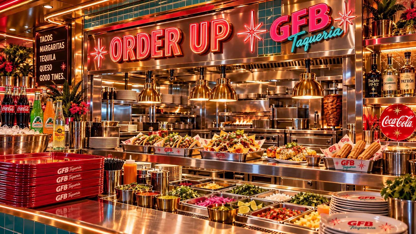 GFB Taqueria — The Kitchen & Order Counter